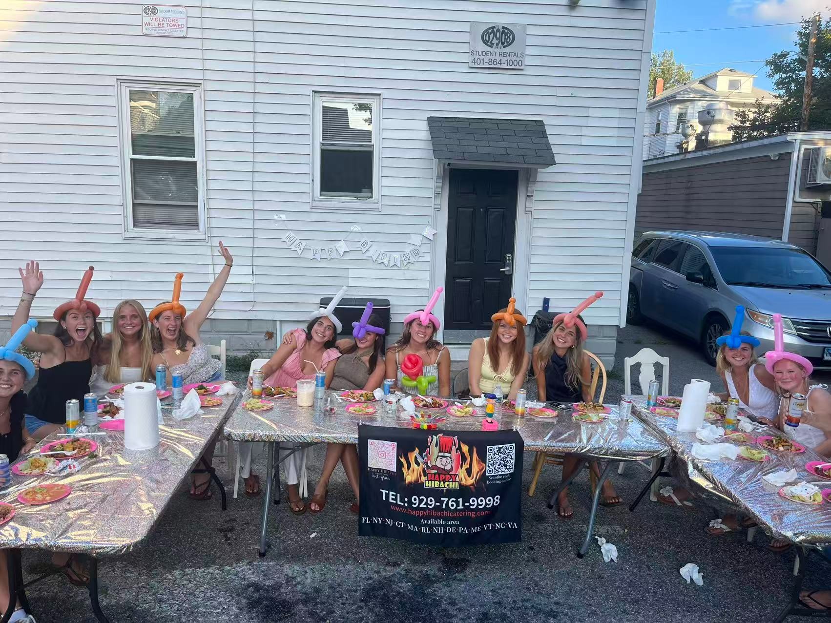 Hibachi lobster tail premium option for New Hampshire special events