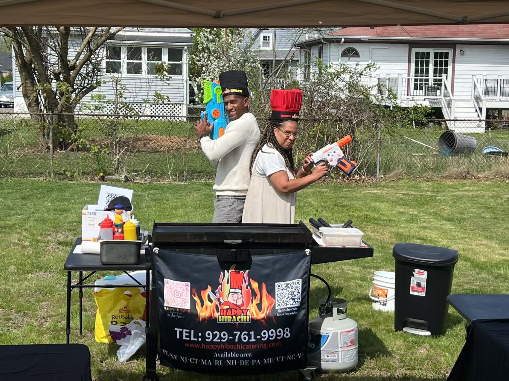 Wedding hibachi catering in New Hampshire for couples